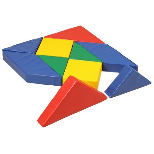 Мягкий игровой комплекс ROMANA Рыбка ДМФ-МК-12.95.00, синий/желтый/зеленый/красный