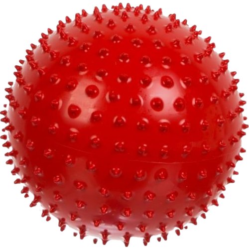Мяч Ежик 85 мм красный в подарочной упаковке 1 шт