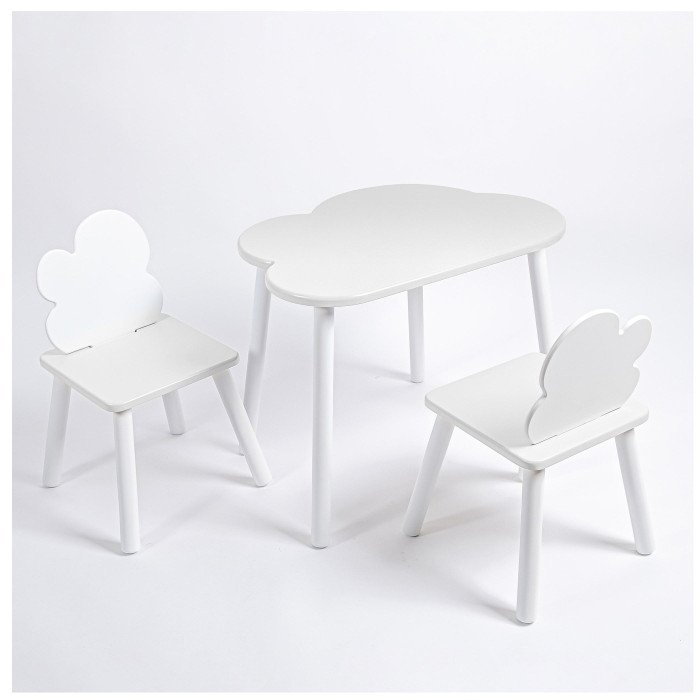 Детские столы и стулья Rolti Baby Комплект детский стол Облачко и два стула Облачко