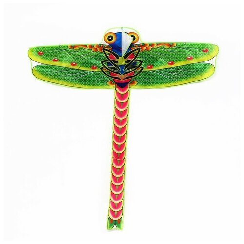 Воздушный змей «Стрекоза», с леской, цвета микс