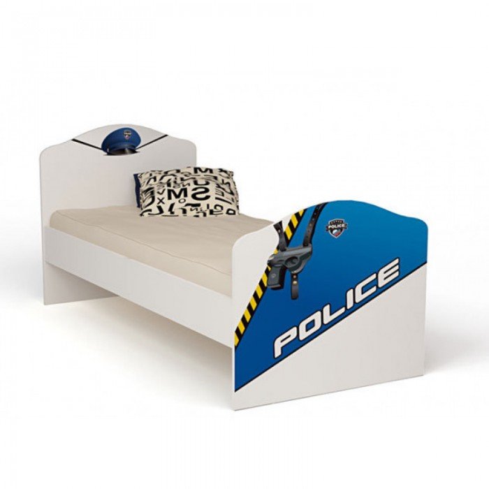 Кровати для подростков ABC-King Police без ящика 190x90 см
