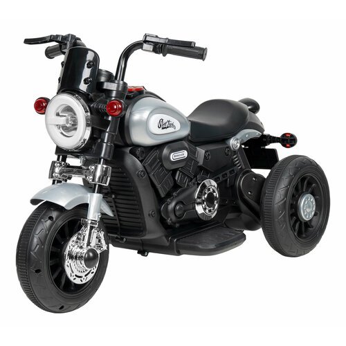 Детский мотоцикл электромобиль Farfello 111, серый