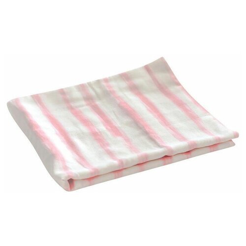 Многоразовая пеленка TinyTwinkle хлопок 120х120, розовая полоска