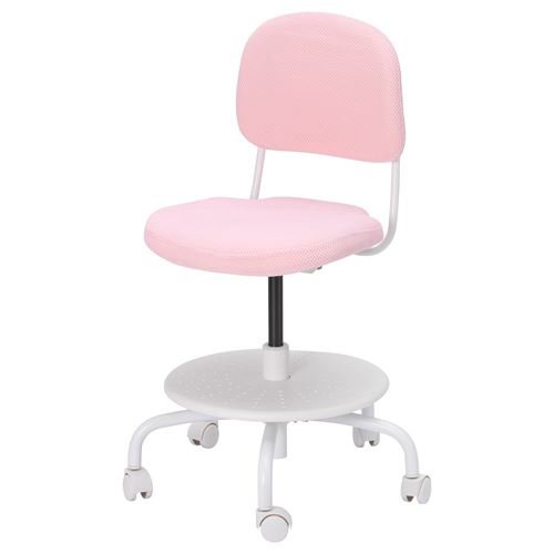 Детский стул Ikea Vimund, светло-розовый