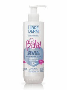 Librederm Baby Крем-Гель для мытья новорожденных младенцев и детей 250 мл