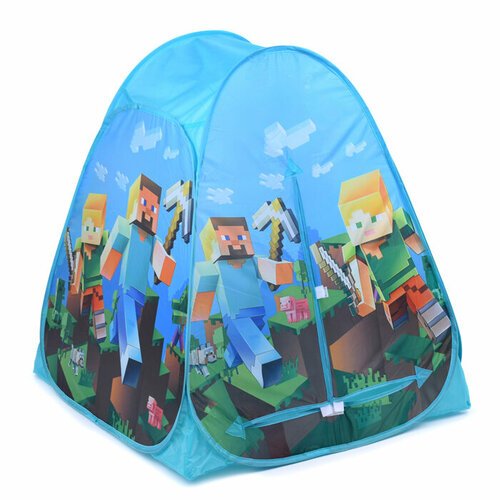 Палатка детская игровая 'Майнкрафт' 81х90х81см, в сумке
