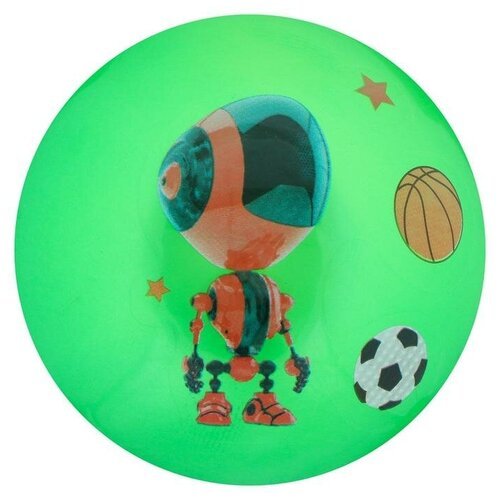 ZABIAKA Мяч детский «Роботы», d=22 см, 60 г, цвета микс. 'Микс' - один из товаров представленных на фото, без возможности выбора.