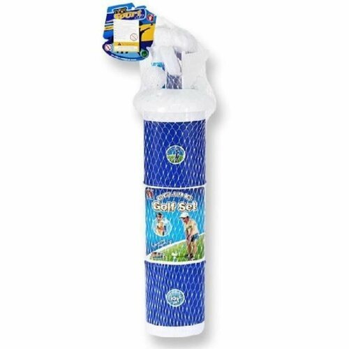 YG Sport Детская игра 'Гольф' в тубусе-сетке (клюшки 3 шт, мячи 2 шт, лунка, флажок, подставка дл