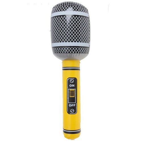 Игрушечный микрофон надувной 50 см арт 4