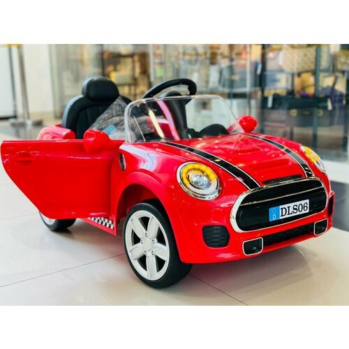 Электромобиль детский Mini Cooper DLS06 бордовый