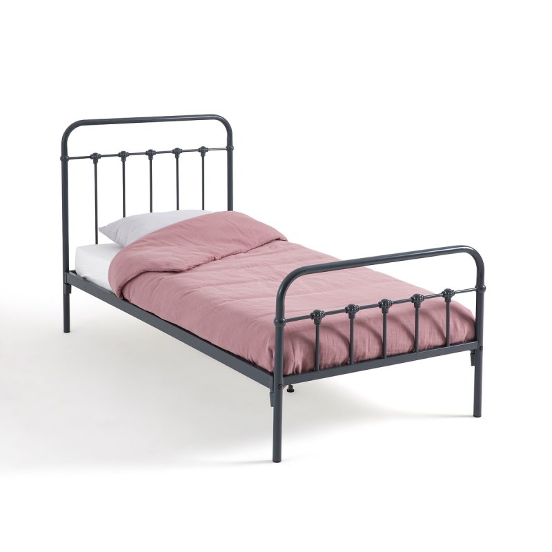 Кровать LaRedoute Детская с прутьями Asper 90 x 190 см серый