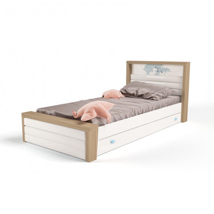 Кровати для подростков ABC-King Mix Ocean №4 с мягким изножьем 190x90 см