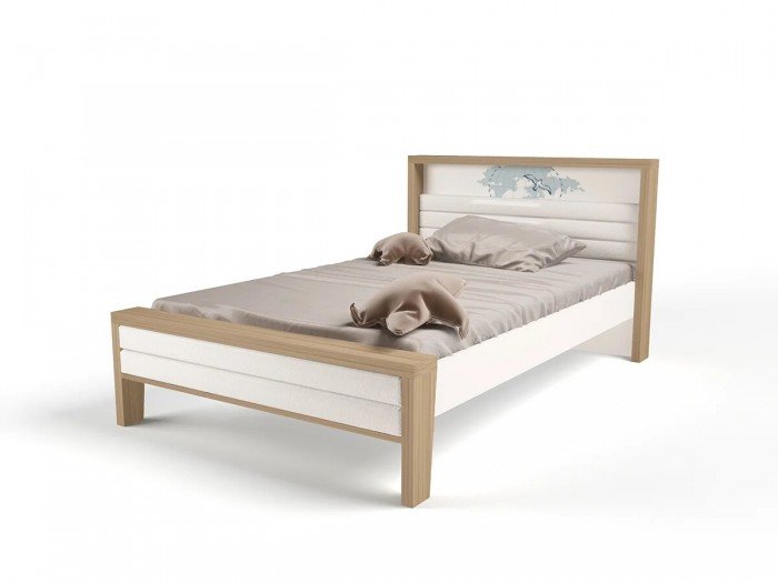 Кровати для подростков ABC-King Mix Ocean №2 с мягким изножьем 190x120 см