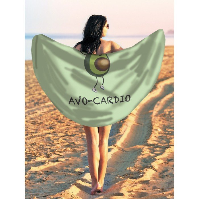 Туризм JoyArty Парео и Пляжный коврик Спортивный авокадо 150 см