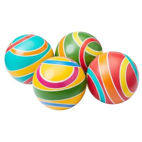 Мяч, диаметр 10 см, цвета микс