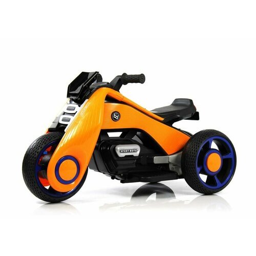 Другие электромобили Rivertoys Детский электротрицикл K333PX оранжевый