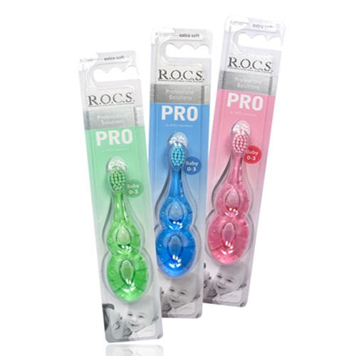R.O.C.S. Зубная щетка PRO Baby для детей от 0 до 3 лет (R.O.C.S., R.O.C.S. PRO)