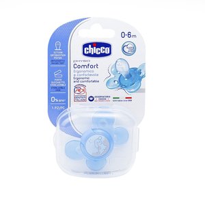 Chicco Comfort Пустышка с 0 месяцев собачка 1 шт