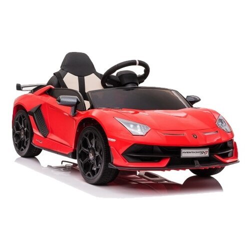 RiverToys Автомобиль Lamborghini Aventador SVJ A333MP, красный