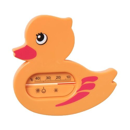 Безртутный термометр Курносики Уточка оранжевый
